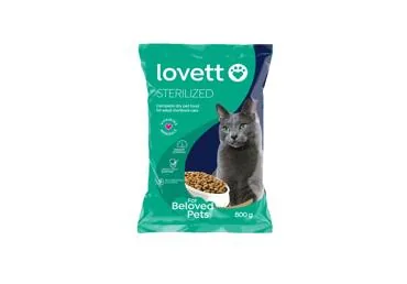 SAUSĀ BARĪBA STERILIEM KAĶIEM LOVETT 800G