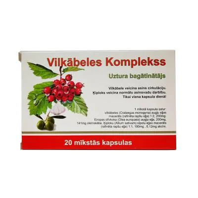 Vilkābeles Komplekss kapsulas N20