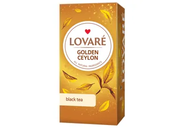 MELNĀ TĒJA LOVARE GOLDEN CEYLON 24X2G