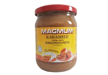 VĀRĪTS IEBIEZINĀTAIS PIENS MAGMUM KARAMEĻU  620G