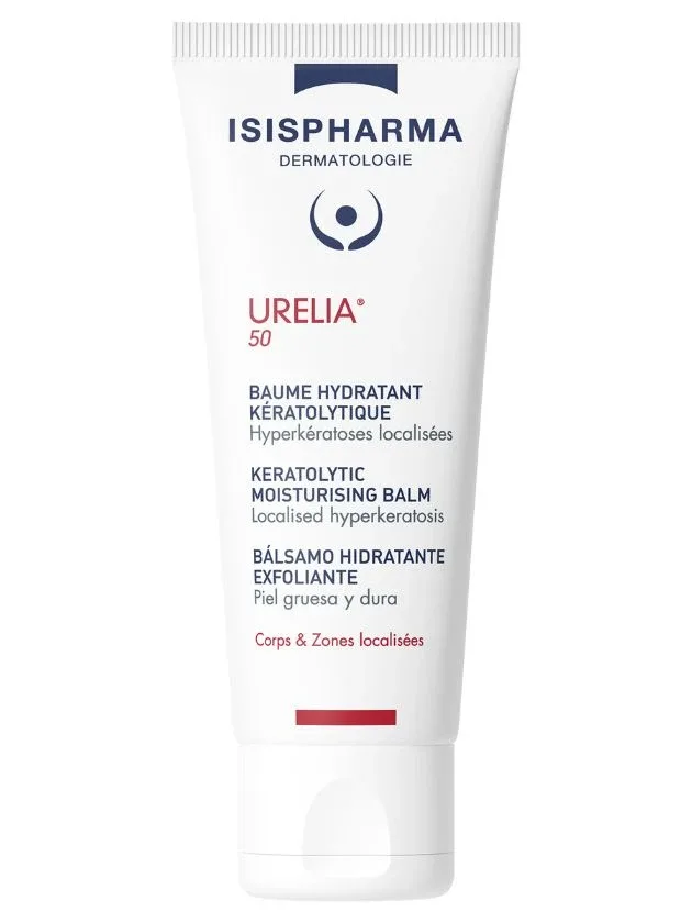 Isispharma Urelia® 50 keratolītisks mitrinošs balzams (50% urea), 40 ml