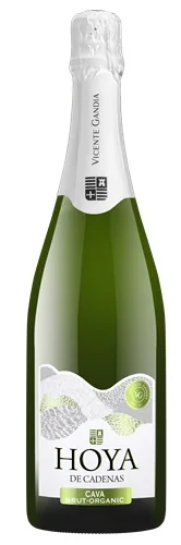 Игристое вино Hoya de Cadenas Cava Brut Organic 11,5%, 0,75 л