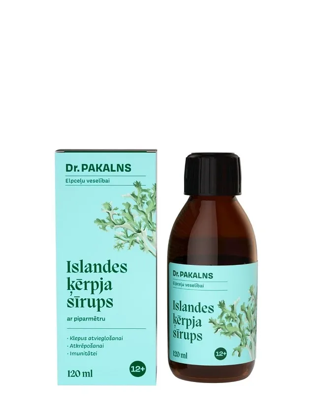 Dr. Pakalns Islandes ķērpja sīrups, 120 ml