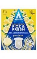 ASTONISH TOILET BOWL FIZZ&FRESH LEMON SPLASH TABLETES TUALETES PODU TĪRĪŠANAI, 8GAB.