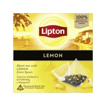 MELNĀ TĒJA LIPTON AR CITRONU 34G