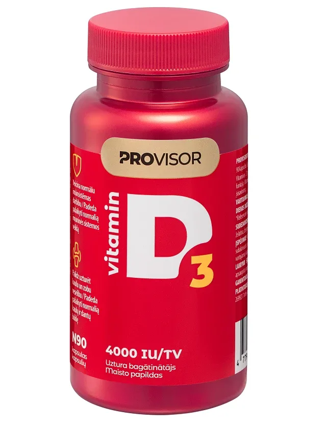 Provisor D Vitamin 4000, 90 kapsulas