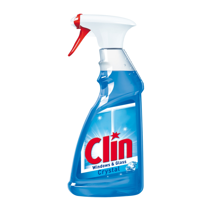 STIKLA VIRSMU TĪR.LĪDZ. CLIN BLUE 500ML