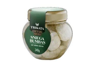 SIERS TRIKATA SNIEGA BUMBAS AR CIETO SIERU 240G