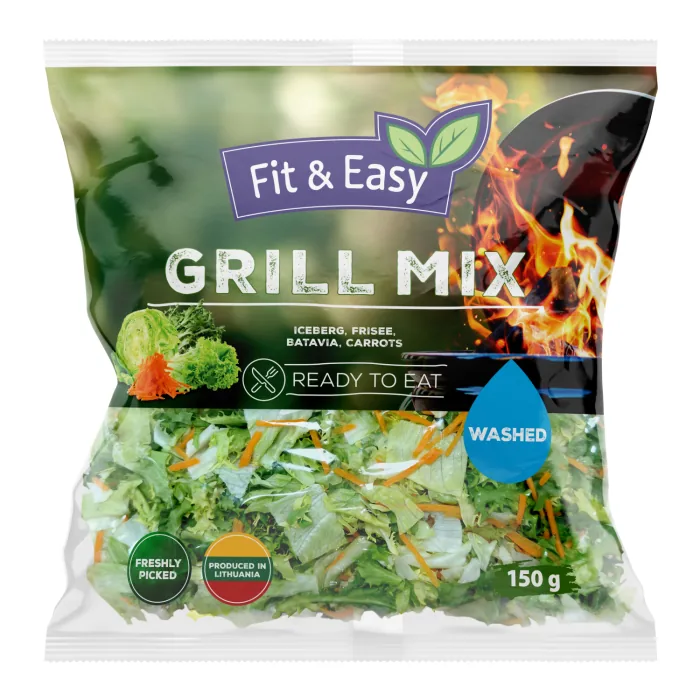 GRILLA MAISĪJUMS FIT&EASY AR BURKĀNIEM 150G