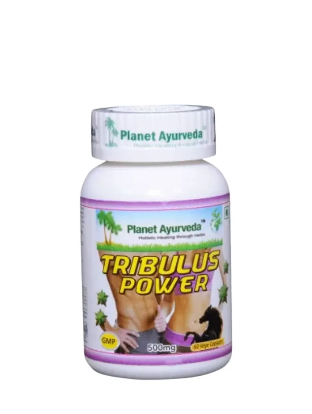 Planet Ayurveda® Tribulus Power vīriešu veselībai, 60 kapsulas