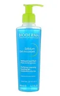 BIODERMA SEBIUM ATTĪROŠS, PUTOJOŠS GELS TAUKAINAI VAI KOMBINĒTAI ĀDAI, 200ML