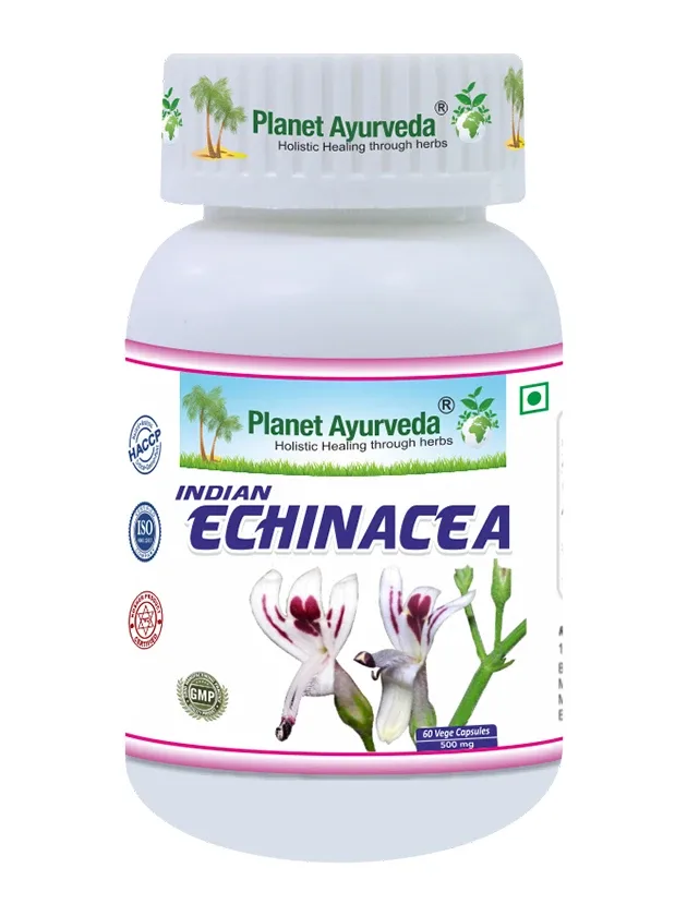 Planet Ayurveda® Indijas ehinācija, 60 kapsulas