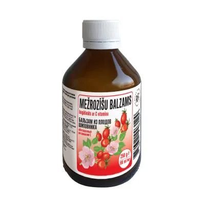RFF mežrozīšu balzams ar C vitamīnu, šķidrums 190 ml