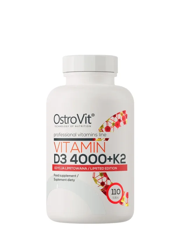 Ostrovit vitamīns D3 4000 + K2, 110 tabletes