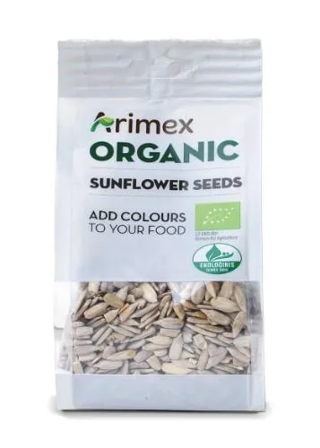 SAULESPUĶU SĒKLAS LOBĪTAS ARIMEX ORGANIC, 200G