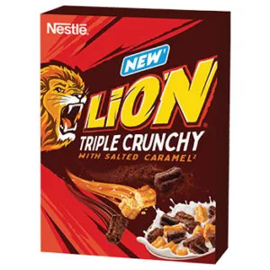 SAUSĀS BROKASTIS NESTLE LION TRIPLE CRUNCHY 300G