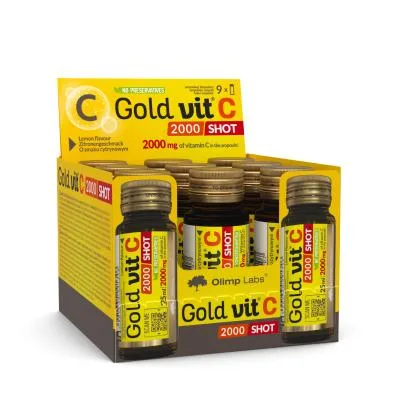 Olimplabs Gold–Vit C Shot 2000 mg šķidrums ampulās 25 ml N9