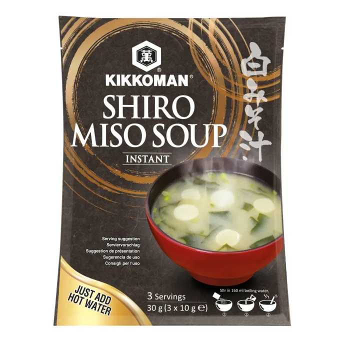 ĀTRI PAGATAVOJAMĀ ZUPA KIKKOMAN SHIRO MISO 3X10G