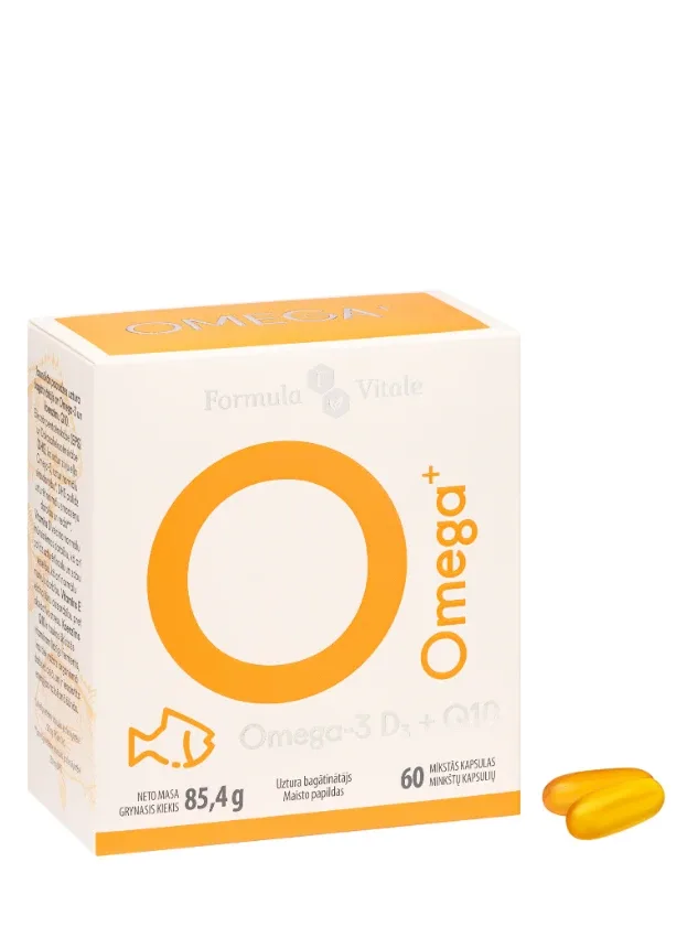 Formula Vitale Omega+Q10, 60 kapsulas