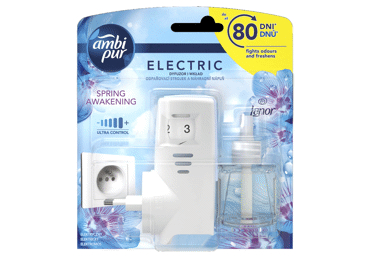 ELEKTRISKĀ GAISA ATSVAIDZINĀTĀJA KOMPLEKTS AMBI PUR MONO SPRING 20ML