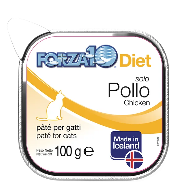 FORZA10 Solo Diet vista, kaķiem pastēte, 100 g