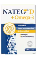 NATEO D3 4000 SV + OMEGA 3 KAPSULAS N60, 60 KAPSULAS