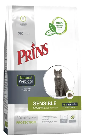 Prins Vitalcare Protection Sensible grainfree hypoallergenic sausā barība