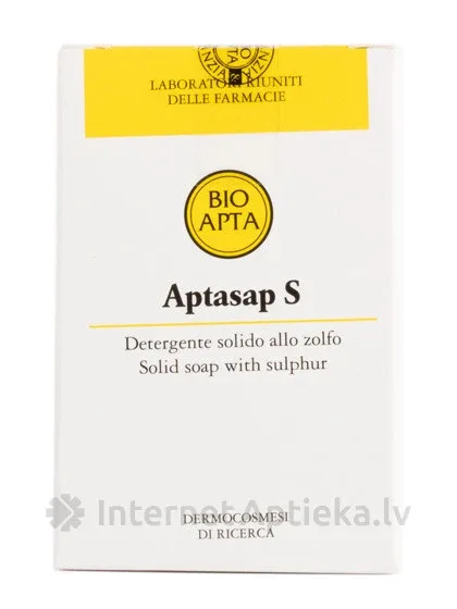 Bioapta Aptasap S ziepes ar sēru, 100 g