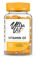 ULTRAVIT D3 VITAMĪNA KOŠĻĀJAMĀS GUMIJAS, 60GAB.