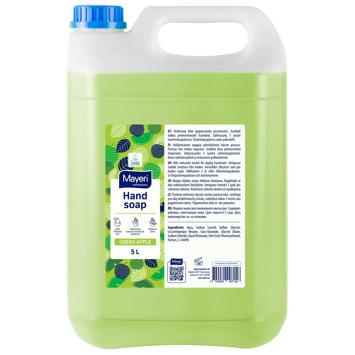 ŠĶIDRĀS ZIEPES MAYERI, GREEN APPLE, 5L