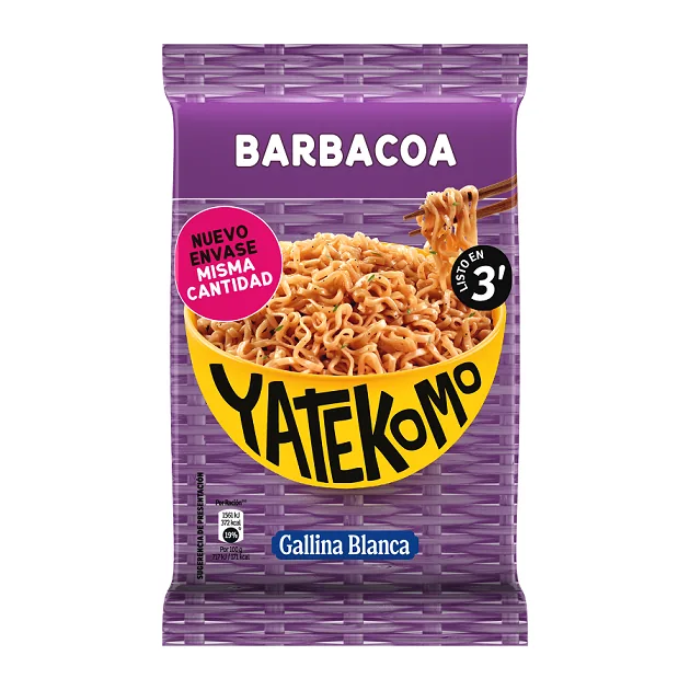 YATEKOMO BAG. AR BARBEKJŪ GARŠU 79G, GALLINA BLANCA