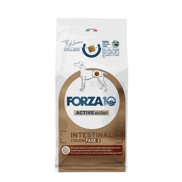 FORZA10 Active Vetdiet Intestinal colon fase 2, suņiem sausā barība, 10 kg