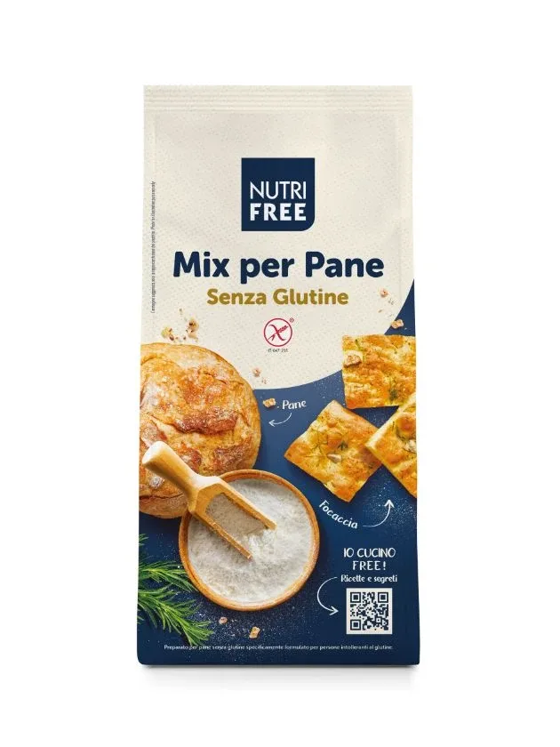 Nutrifree Mix Per Pane bezglutēna miltu maisījums maizei, 1000 g