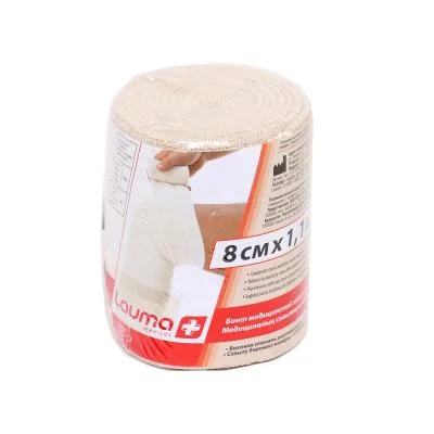 Lauma Medical elastīgā medicīniskā saite austa 8 cm X 1,1 m