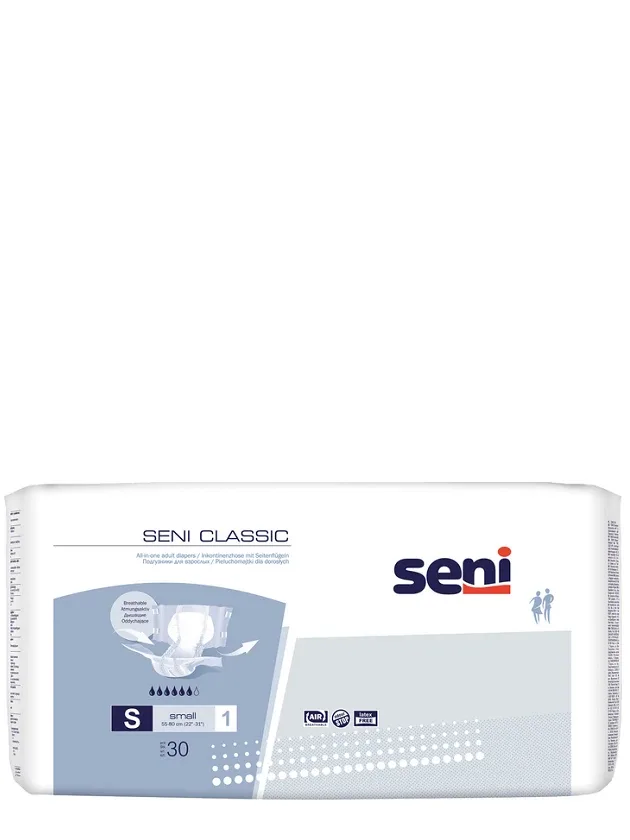 Подгузники-трусики для взрослых Seni Classic Small, 30 шт.