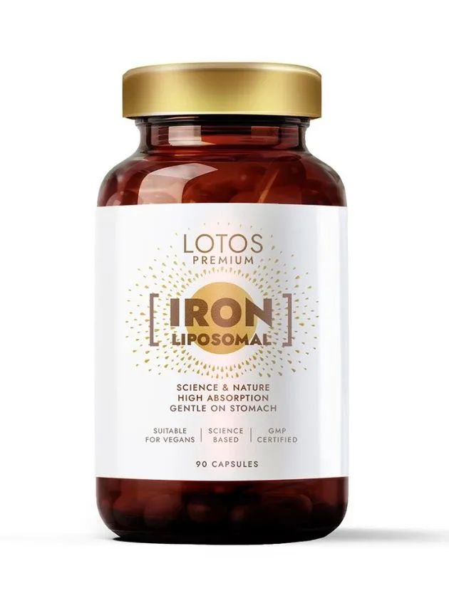 Lotos Premium Liposomal Iron, 90 kapsulas