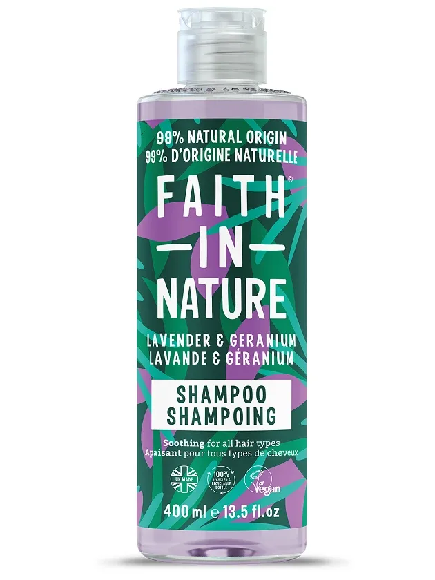 Faith In Nature Lavender & Geranium šampūns, 400 ml