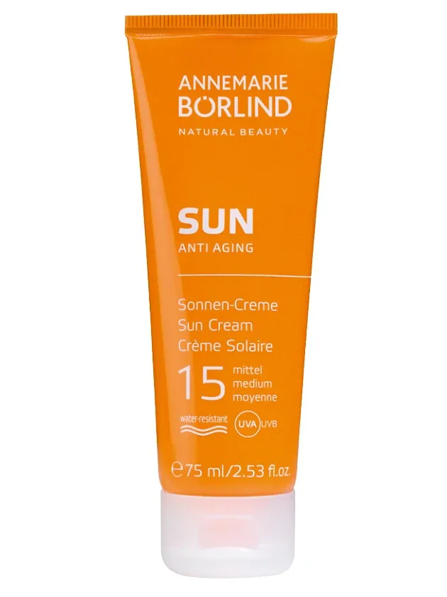 Annemarie Borlind sauļošanās krēms SPF15, 75 ml