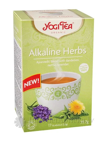 Травяной чай Yogi Tea Alkaine Herbs, 17 пакетиков