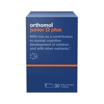 Orthomol Junior Omega Plus konfektes N30
