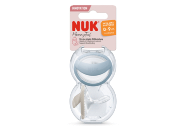 MĀNEKLĪŠI SILIKONA 0-9M NUK 2GAB.