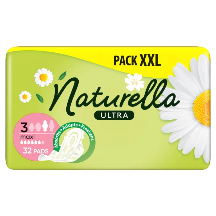 HIGIĒNISKĀS PAKETES NATURELLA QUATTRO MAXI 32 GAB