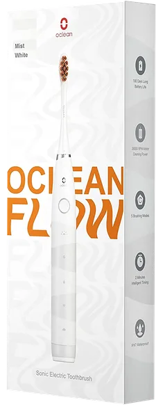 Oclean Electric Flow White elektriskā zobu birste, 1 gab.