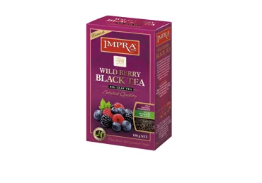 MELNĀ TĒJA IMPRA WILD BERRY 100G