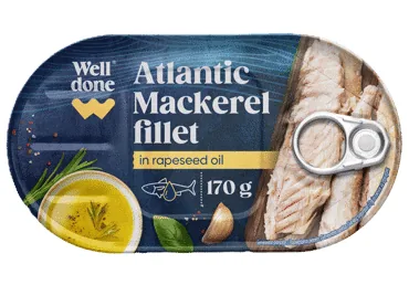 MAKRELES FILEJA EĻĻĀ WELL DONE 170G