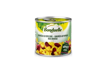 KUKURŪZAS UN SARKANO PUPIŅU MAISĪJUMS BONDUELLE 170G