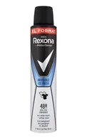 REXONA MEN INVISIBLE ICE FRESH ON BLACK+WHITE CLOTHES IZSMIDZINĀMS ANTIPERSPIRANTS, 200ML