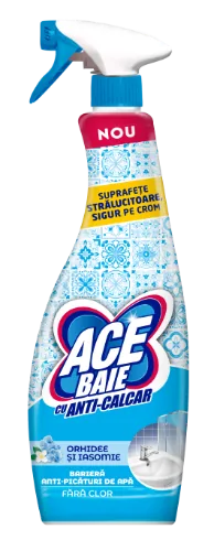 IZSMIDZINĀMS VANNAS ISTABAS TĪRĪŠANAS LĪDZEKLIS ACE, 650ML