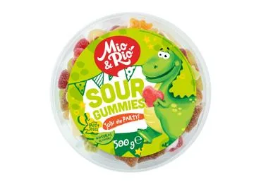 SKĀB.GUMIJAS KONFEKTES MIX MIO&RIO 500G