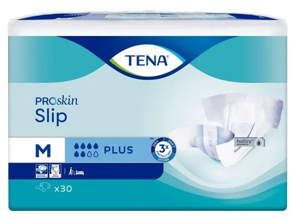 Трусы-подгузники для взрослых Tena Slip Plus, размер M, 30 шт.